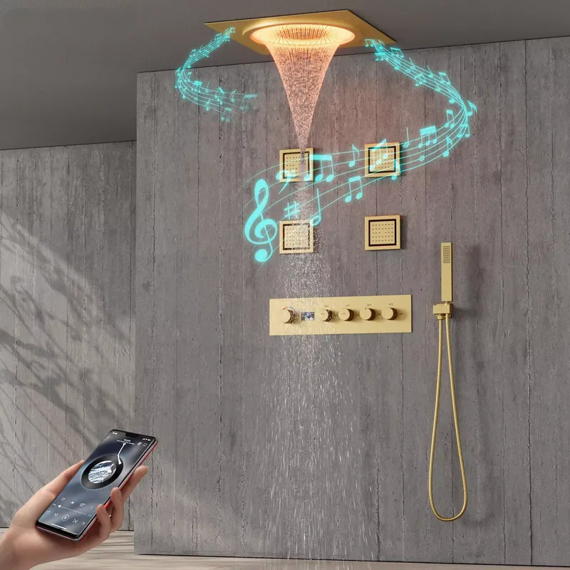 Spa & Wellness Centre Lielupe - Akıllı LED Duş Seti Banyo Müzikli