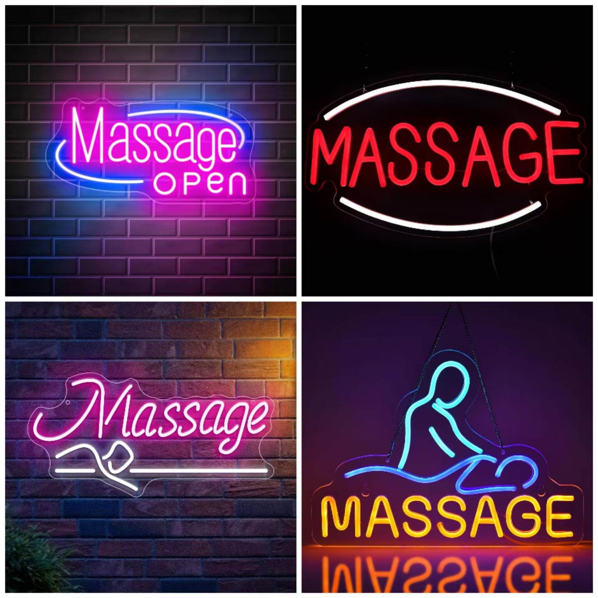 Masaj Spa Açık LED Neon Tabela - Wellness Spa And Salon incelemesi ve fiyatı