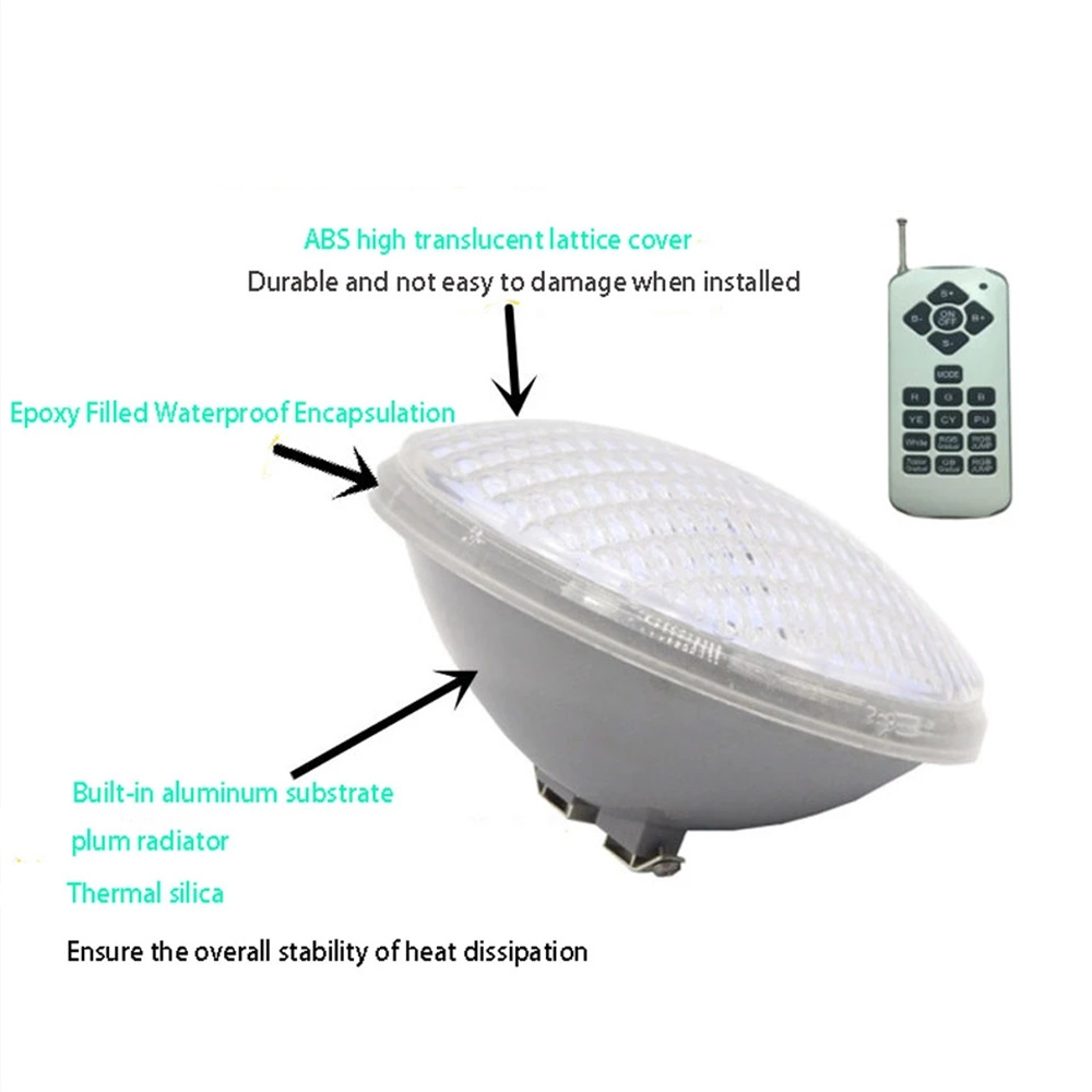 45W 25W PAR56 RGB LED Yüzme Ha - Xy Spa & Wellness incelemesi ve fiyatı