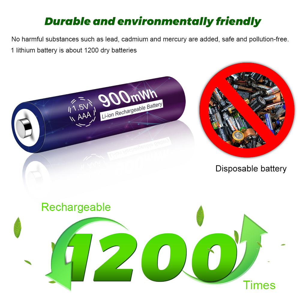 PALO 1.5V 900mWh Li-ion AAA Şa - Epilator Wireless incelemesi ve fiyatı